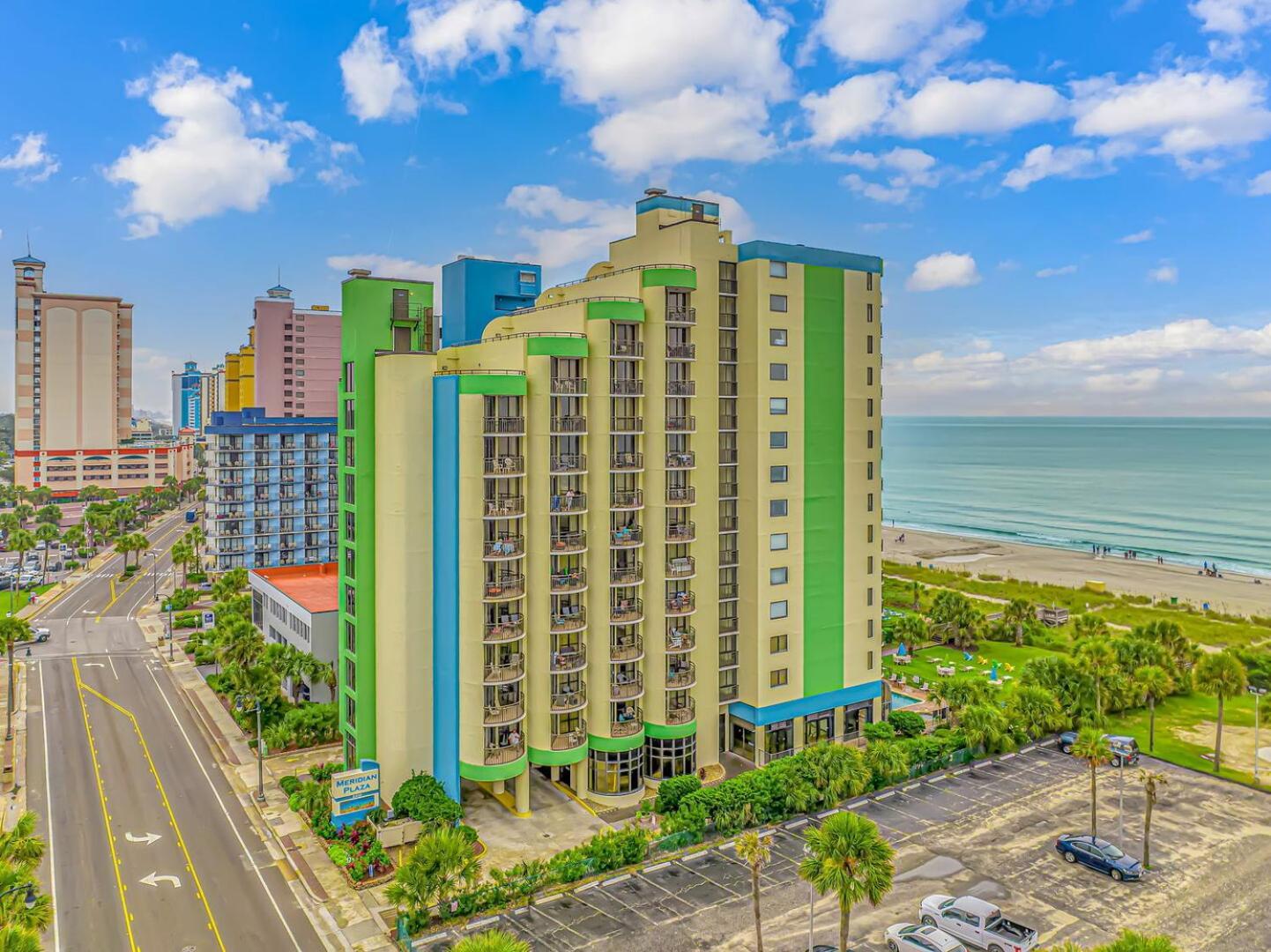 Ocean View Double Suite! Sleeps 4 Meridian Plaza 705 Myrtle Beach Exterior foto