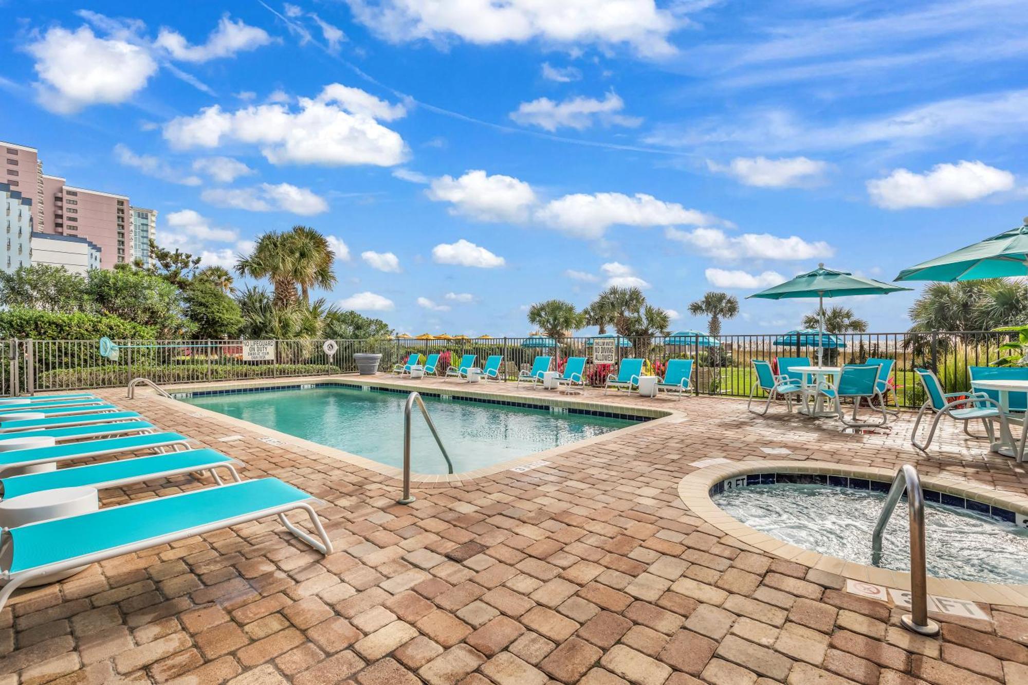 Ocean View Double Suite! Sleeps 4 Meridian Plaza 705 Myrtle Beach Exterior foto
