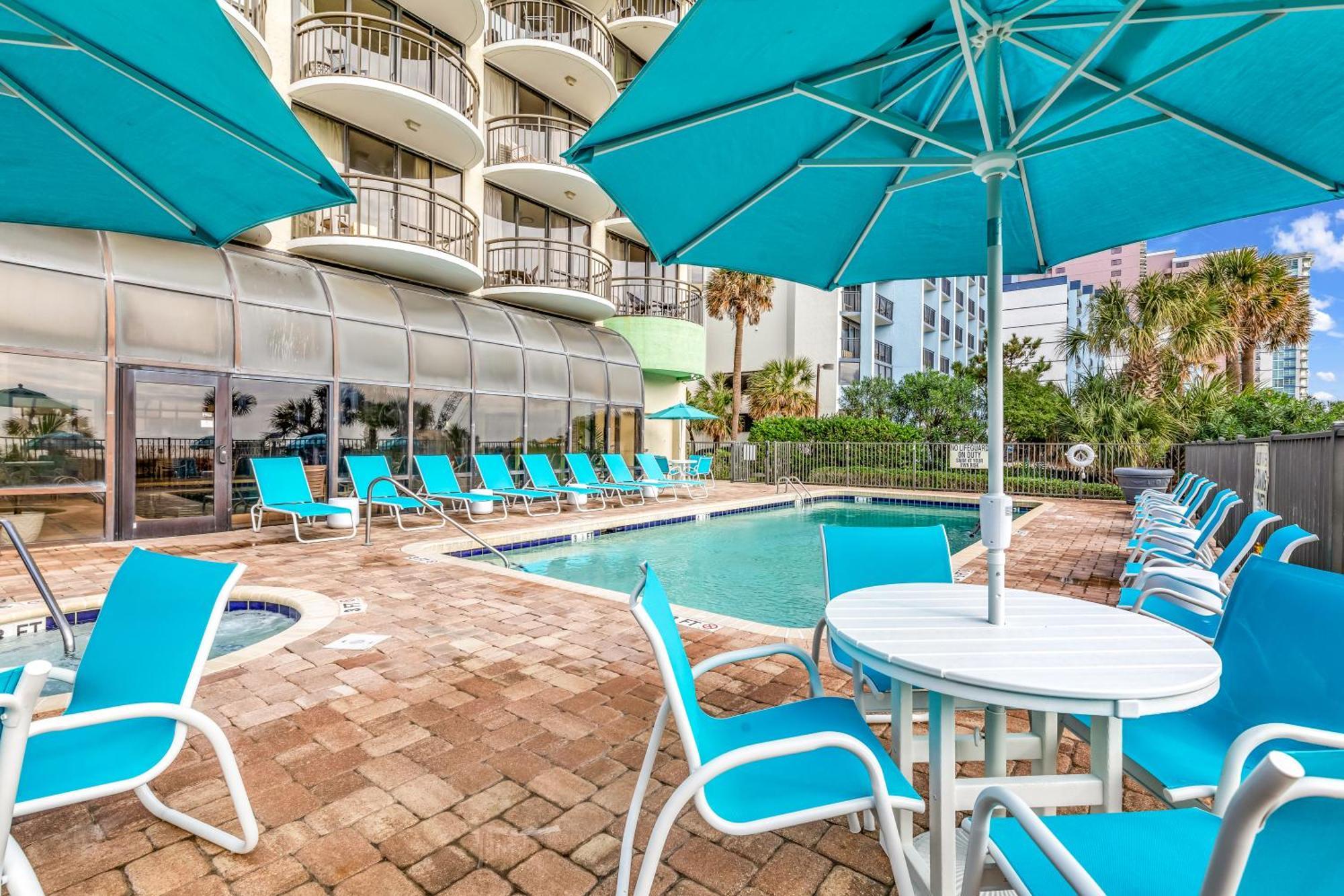 Ocean View Double Suite! Sleeps 4 Meridian Plaza 705 Myrtle Beach Exterior foto