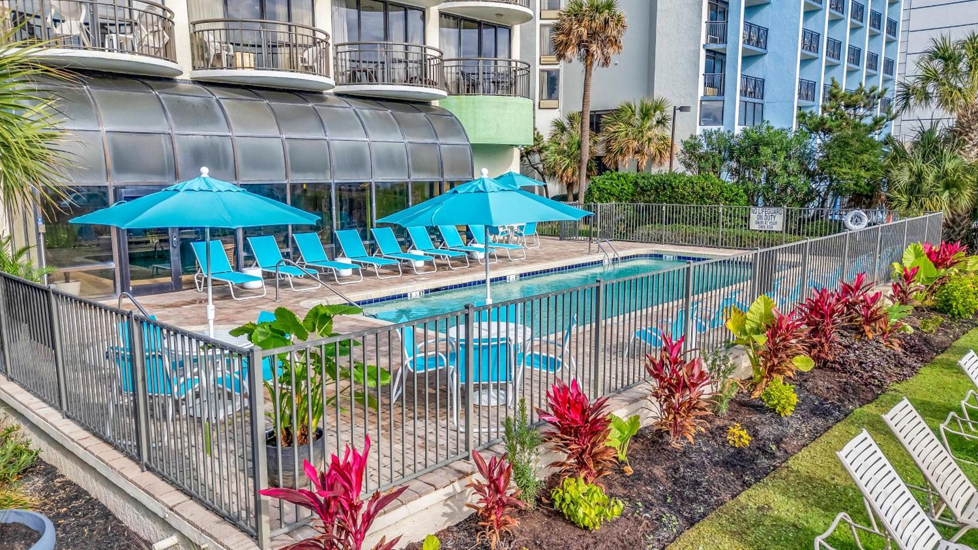Ocean View Double Suite! Sleeps 4 Meridian Plaza 705 Myrtle Beach Exterior foto
