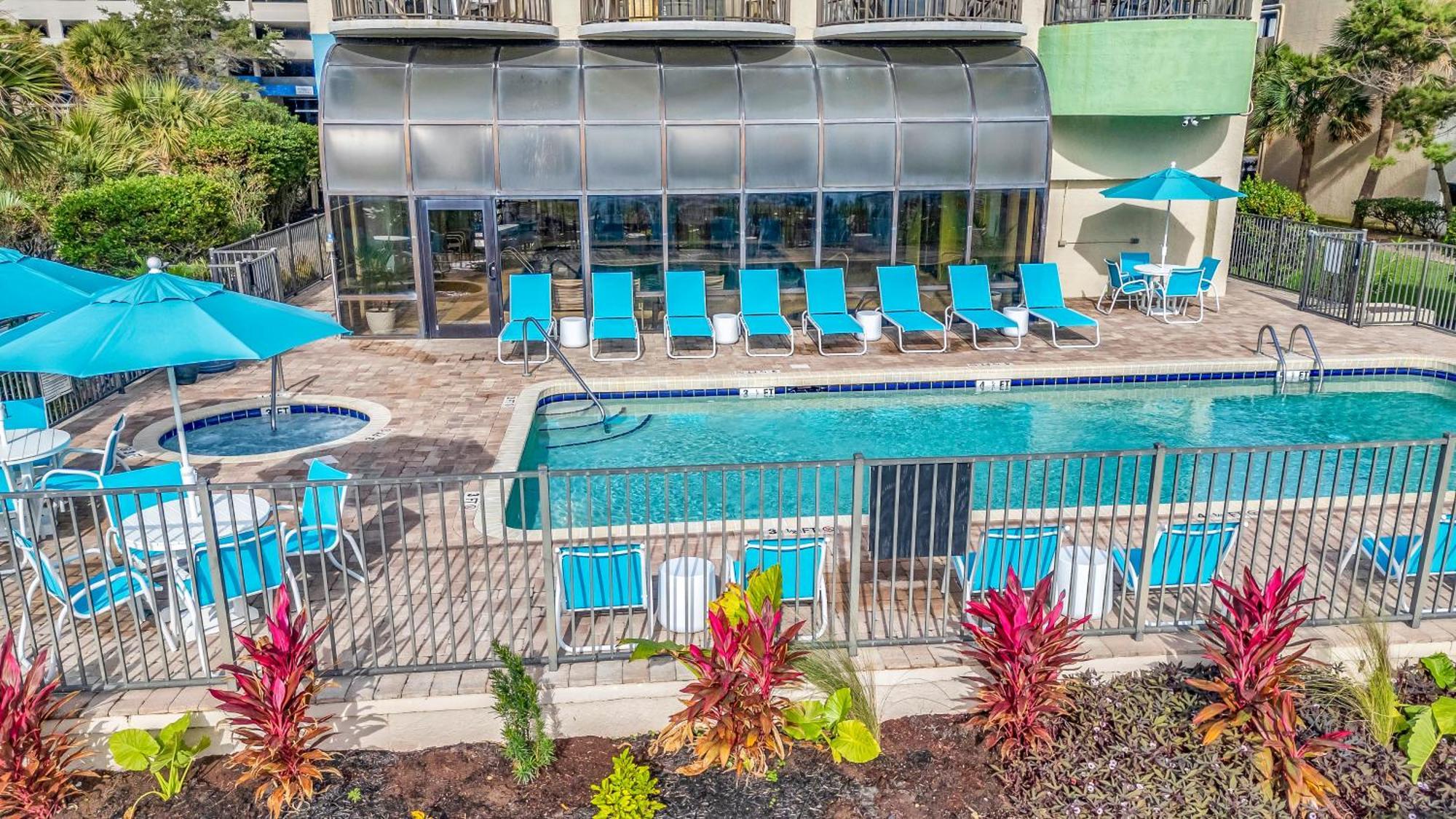 Ocean View Double Suite! Sleeps 4 Meridian Plaza 705 Myrtle Beach Exterior foto