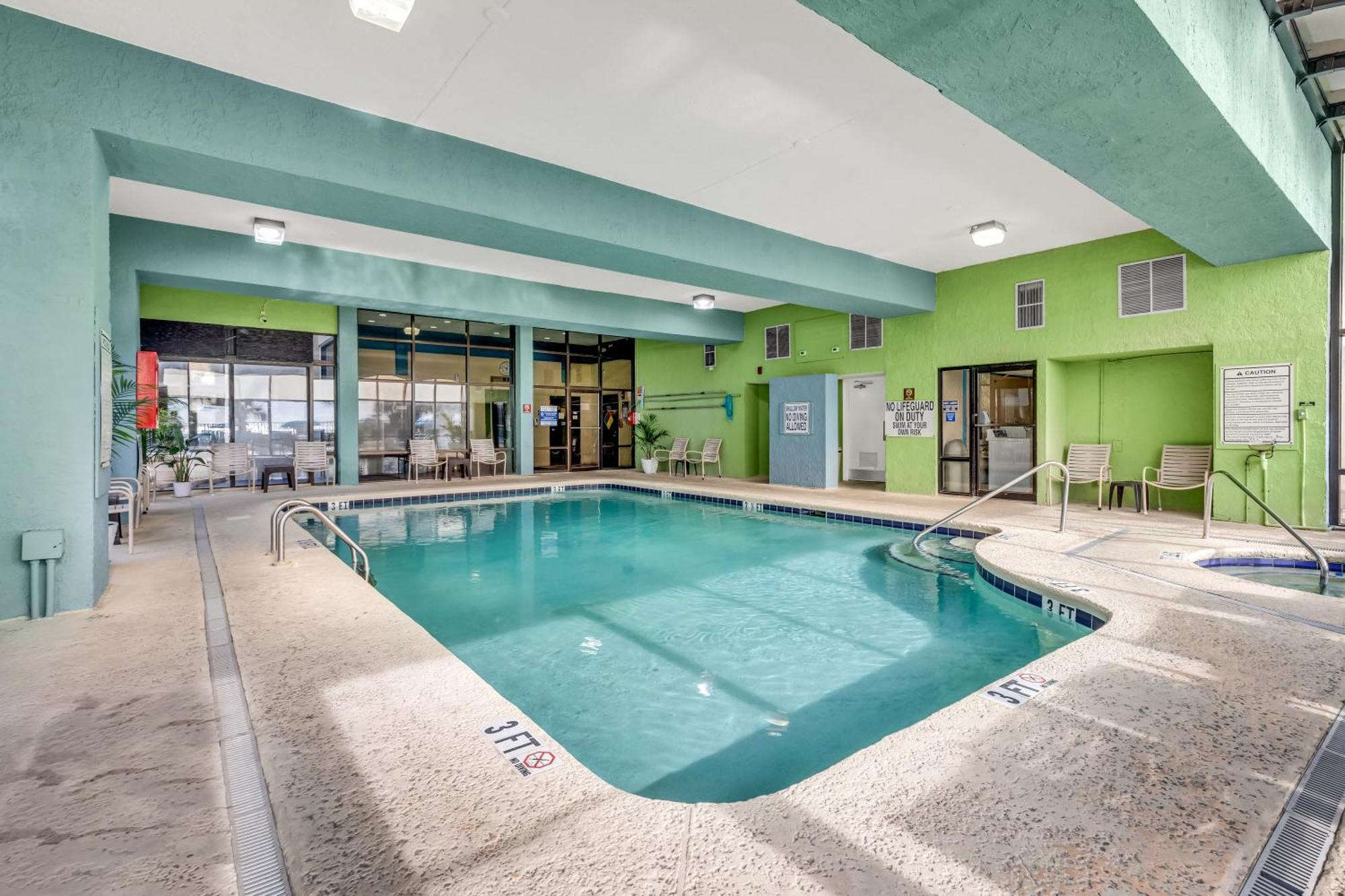 Ocean View Double Suite! Sleeps 4 Meridian Plaza 705 Myrtle Beach Exterior foto