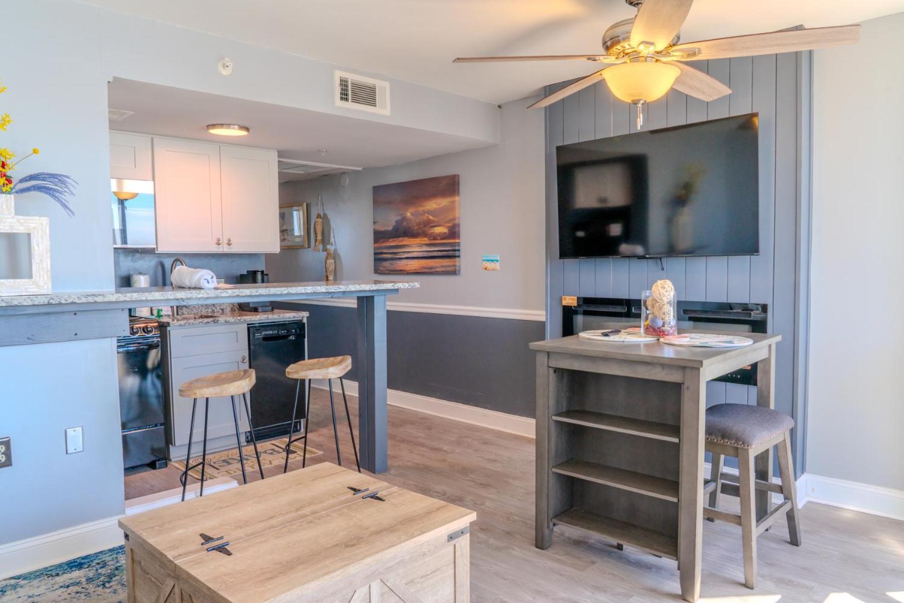 Ocean View Double Suite! Sleeps 4 Meridian Plaza 705 Myrtle Beach Exterior foto